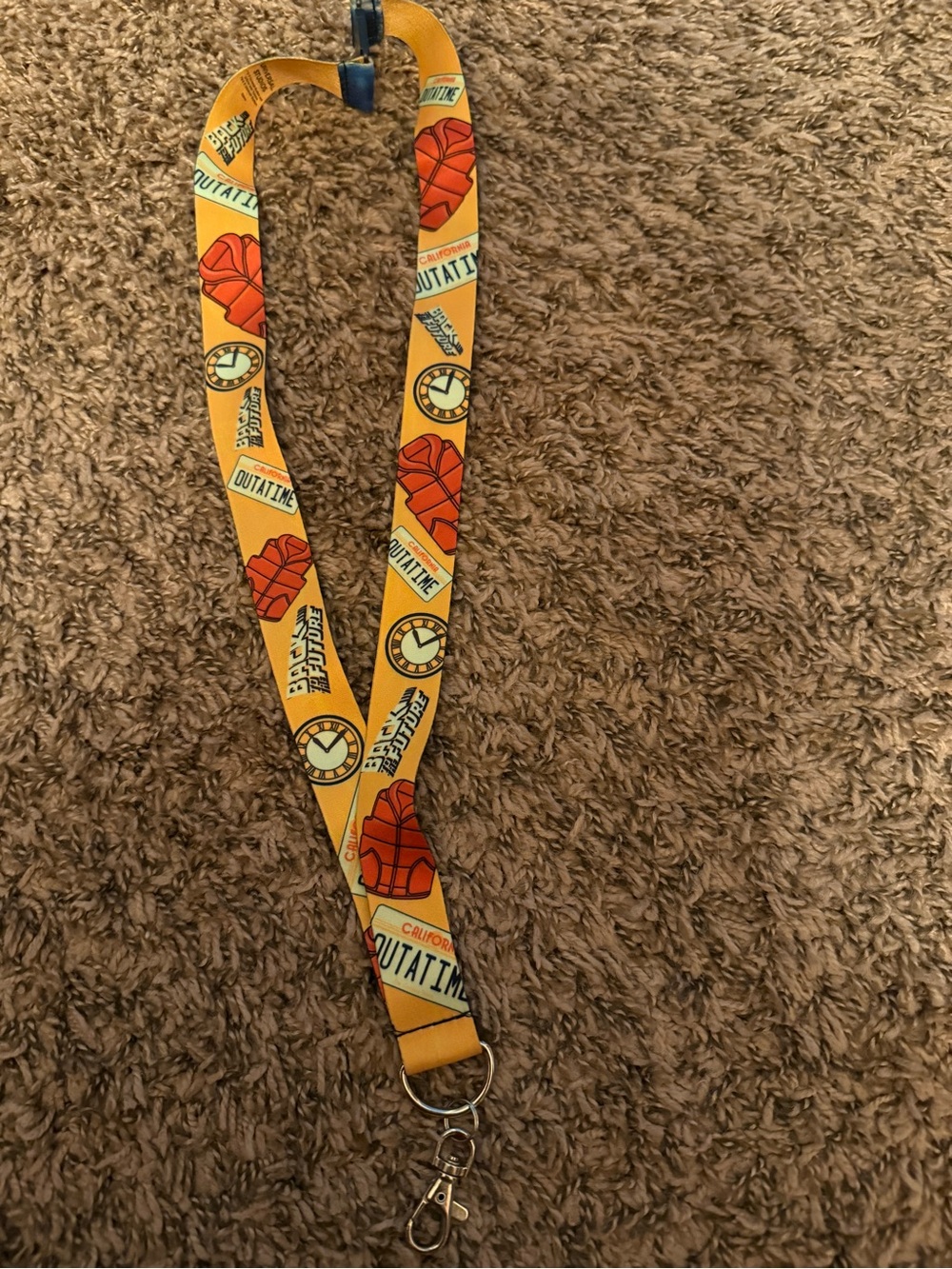 NWOT Universal studios Hollywood back to the future lanyard
